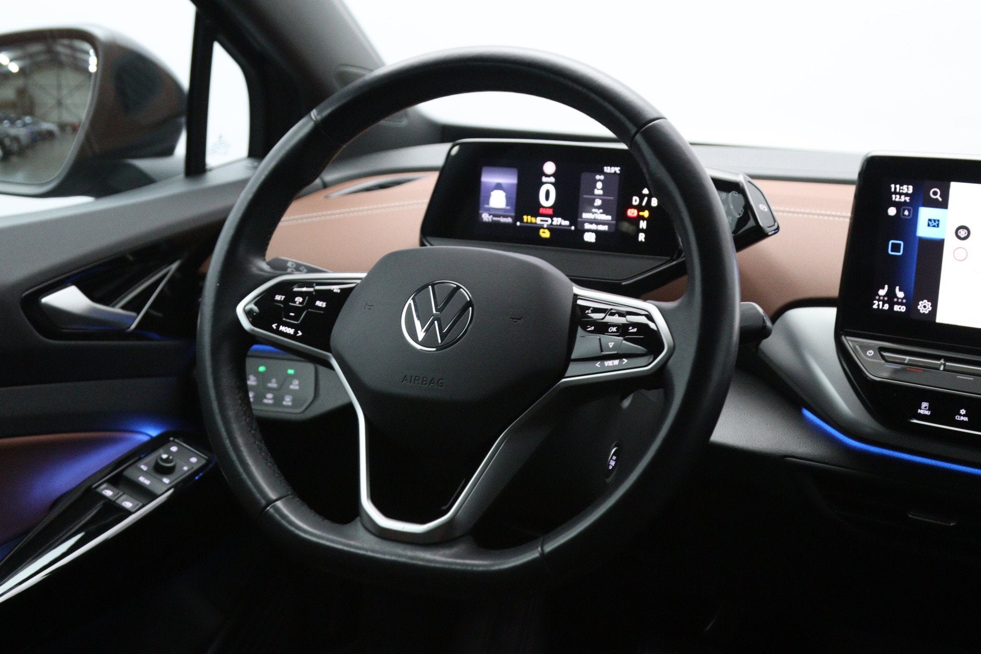 Volkswagen ID.4 Style 52 kWh, SOH 90 %, Leder-Alcantara, Win, Automaat, 12 maanden, Gebruikt, Zwart