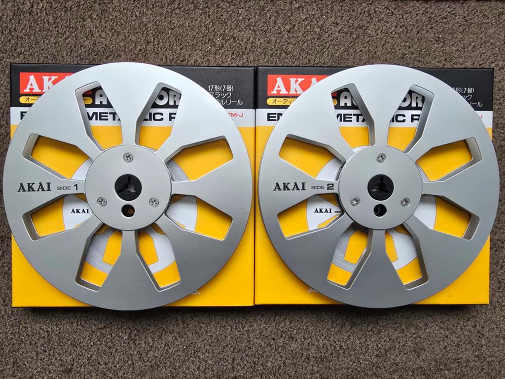 Akai reels  van 18 cm in top staat!!, Audio, Tv en Foto, Bandrecorders, Ophalen of Verzenden, Bandrecorder
