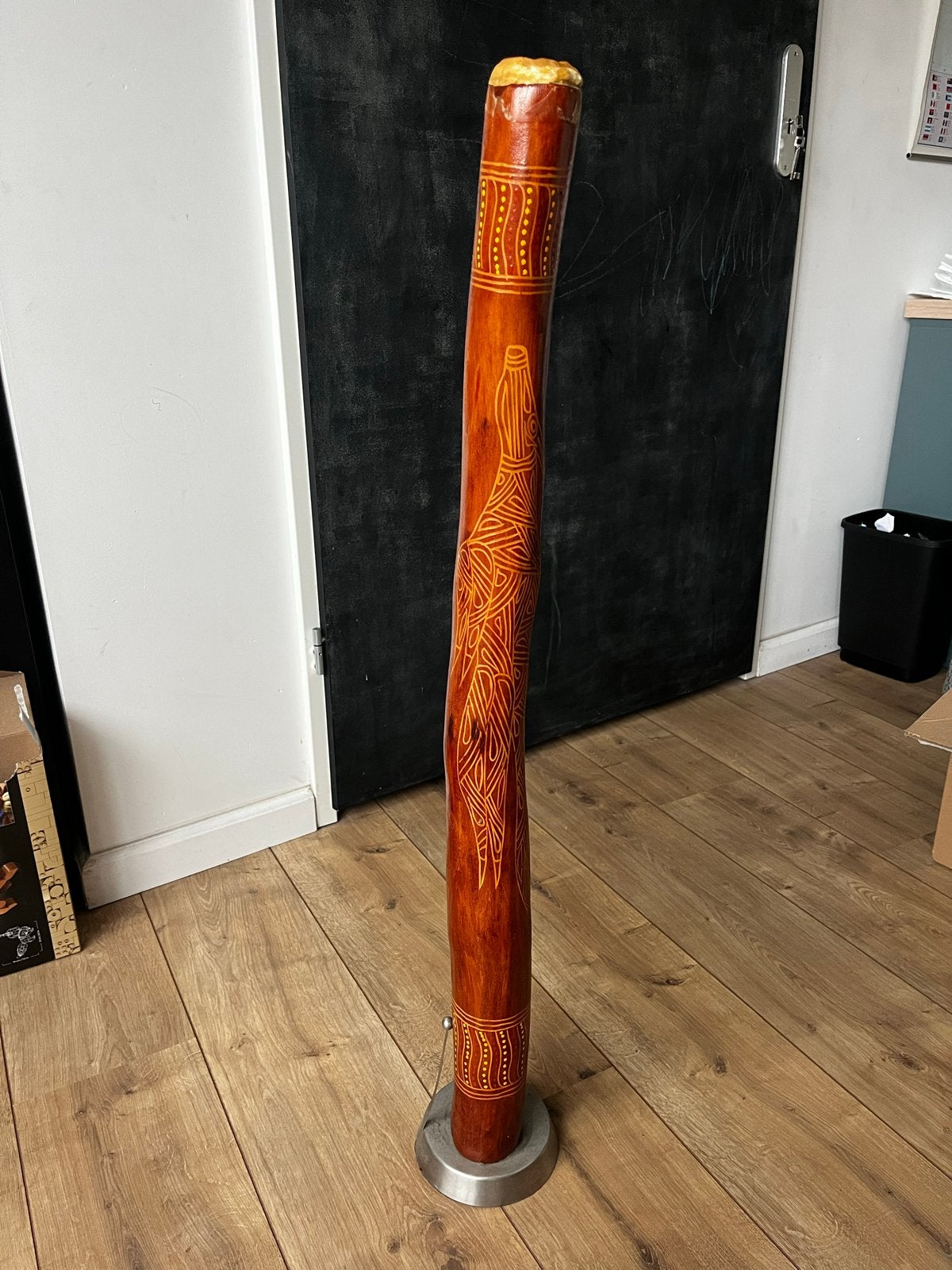 Didgeridoo uit Australië – ca. 1 meter – met standaard, Ophalen, Gebruikt, Overige soorten