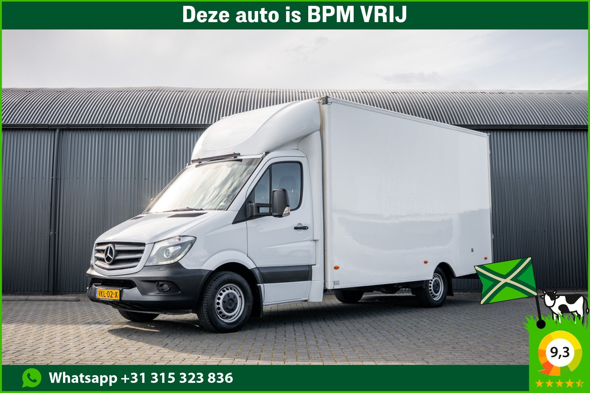 Mercedes-Benz Sprinter 519 CDI 3.0 V6 | 190 PK | Euro 6 | Au, Auto's, Gebruikt, 190 pk, 2000 kg, Bedrijf