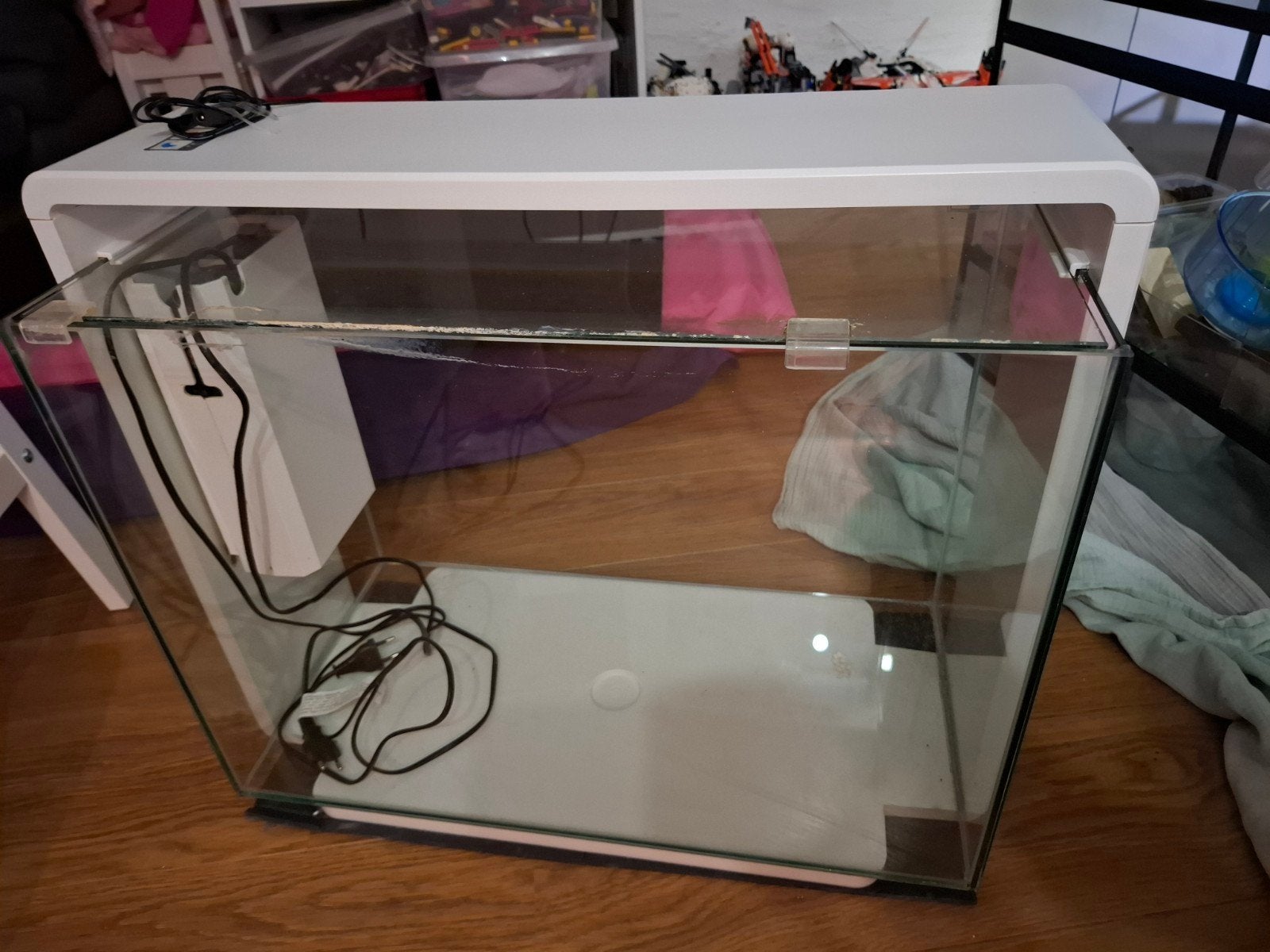 superfish home 60 wit, Dieren en Toebehoren, Ophalen, Gebruikt, Leeg aquarium, Superfish
