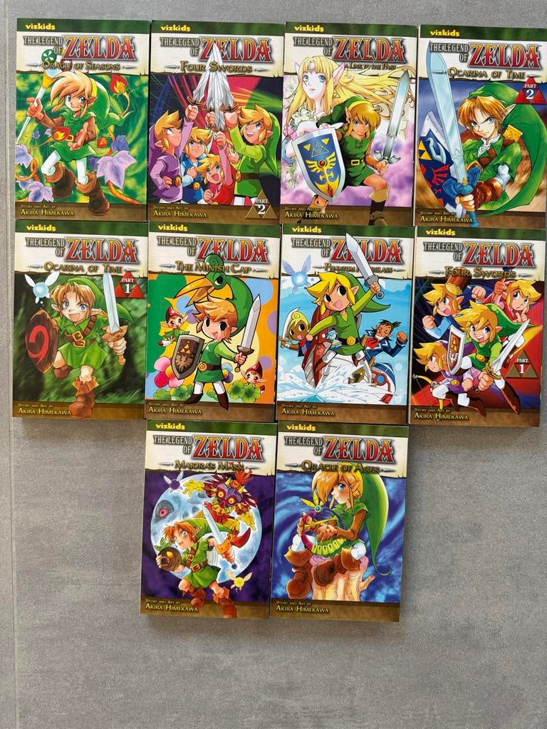 Zelda Manga Collectie - Ongelezen en in Mint Conditie, Meerdere comics, Ophalen of Verzenden, Nieuw, Japan (Manga)