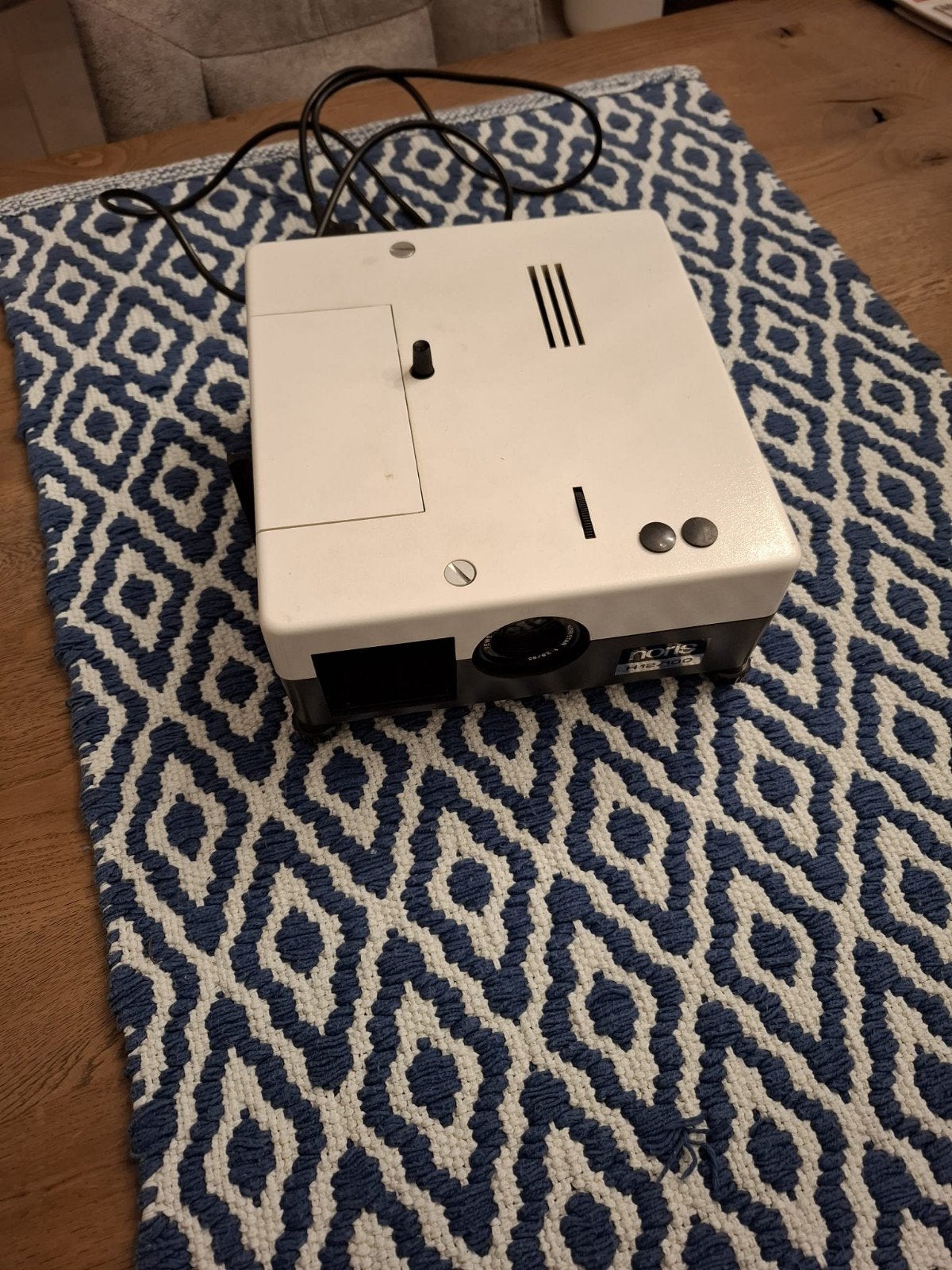diaprojector, Ophalen, Gebruikt