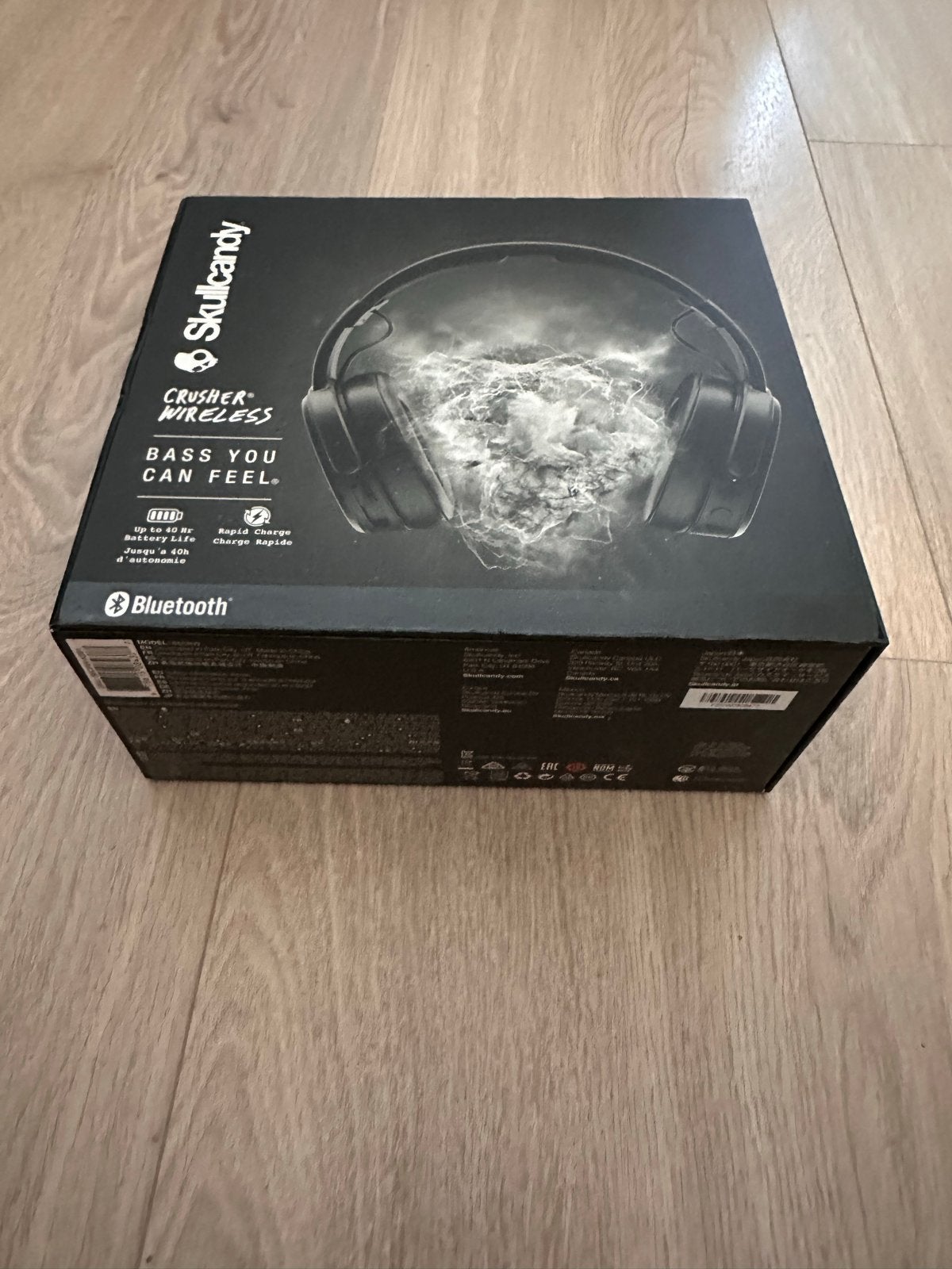 Skullcandy Crusher Wireless koptelefoon - Zwart, Gebruikt, Bluetooth, Ophalen of Verzenden, Skullcandy