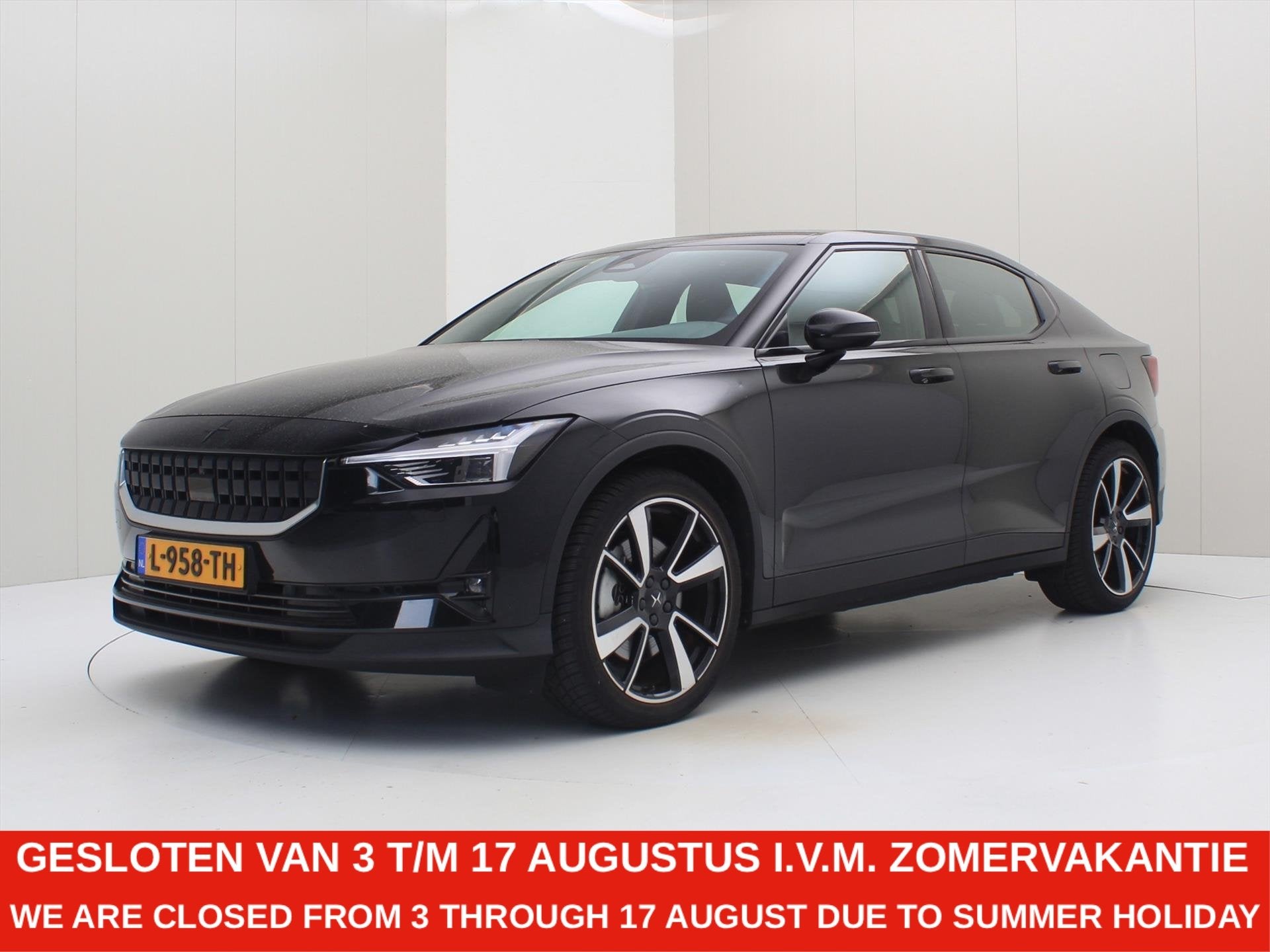 Polestar 2 Long Dual AWD 300kW 78kWh Pilot Plus [ PANO+20 IN, Auto's, Polestar, Stof, Gebruikt, Zwart, Zwart