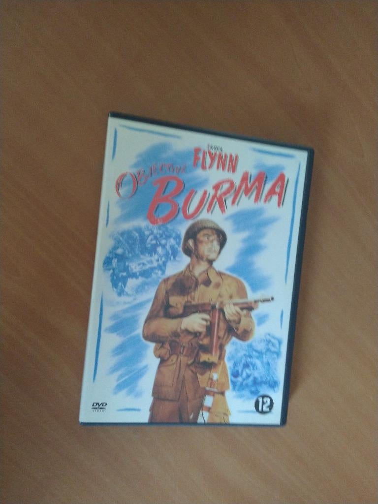 DVD Objective Burma (Errol Flynn), Vanaf 12 jaar, Ophalen of Verzenden, Zo goed als nieuw, Oorlog