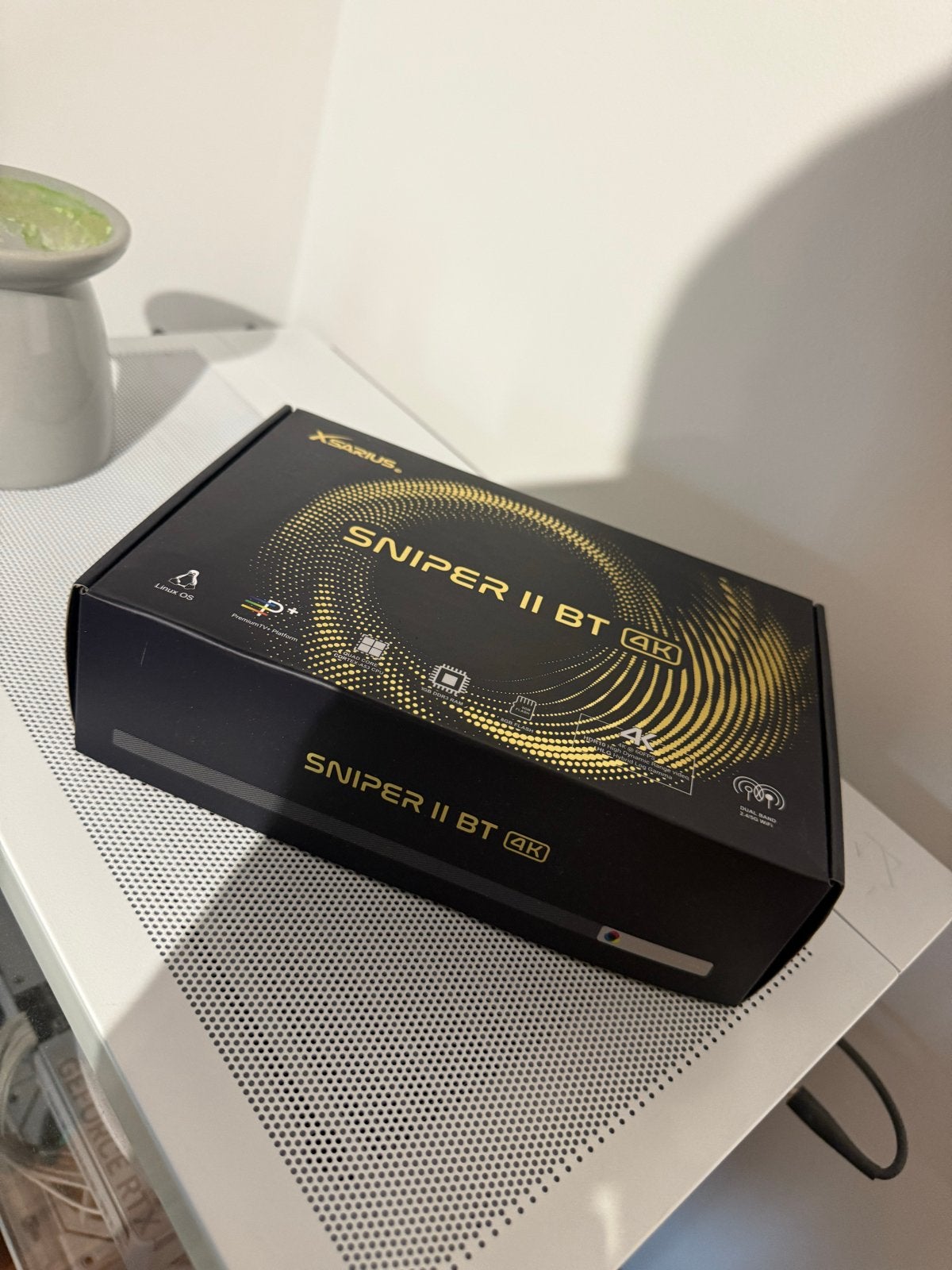Xsarius Sniper 2 UHD 4K PremiumTV2 Linux OTT mediastreamer, Ophalen of Verzenden, Gebruikt, HDMI, Zonder harde schijf