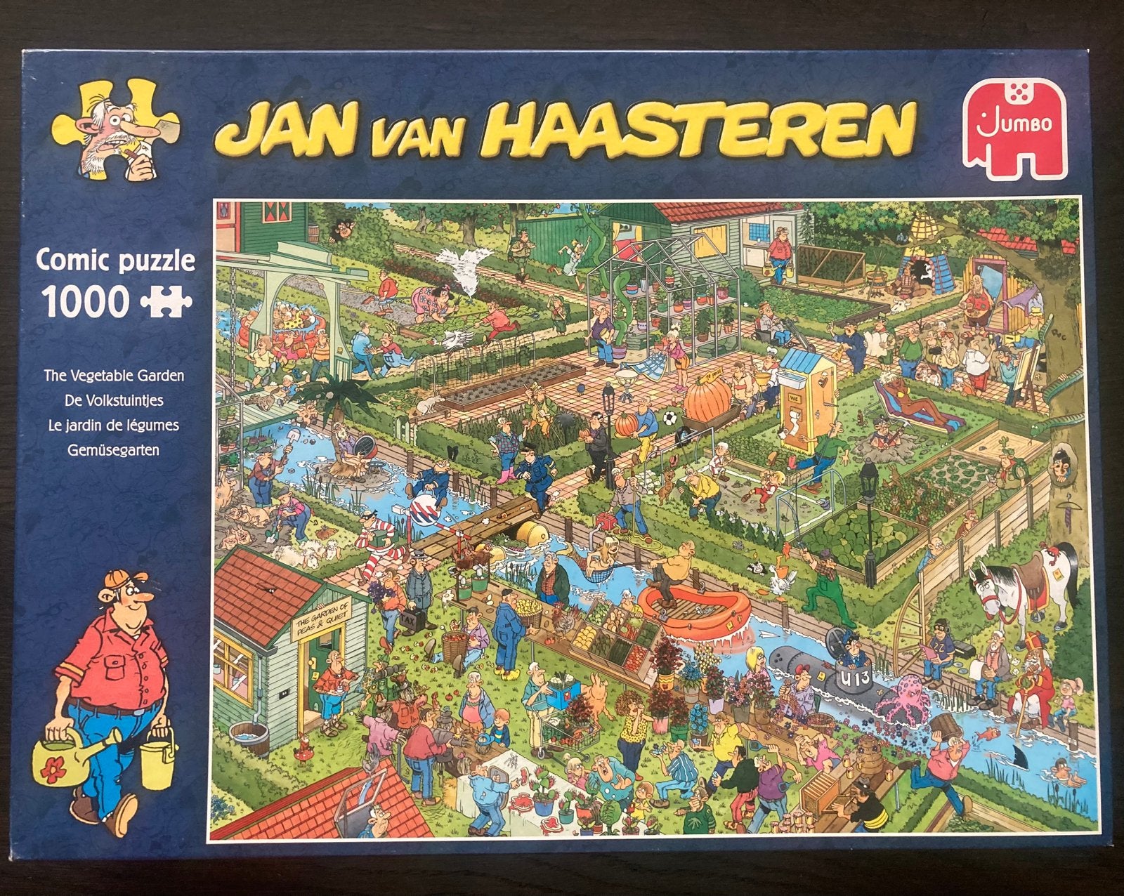 De Volkstuintjes, Hobby en Vrije tijd, Denksport en Puzzels, Ophalen of Verzenden, 500 t/m 1500 stukjes, Zo goed als nieuw