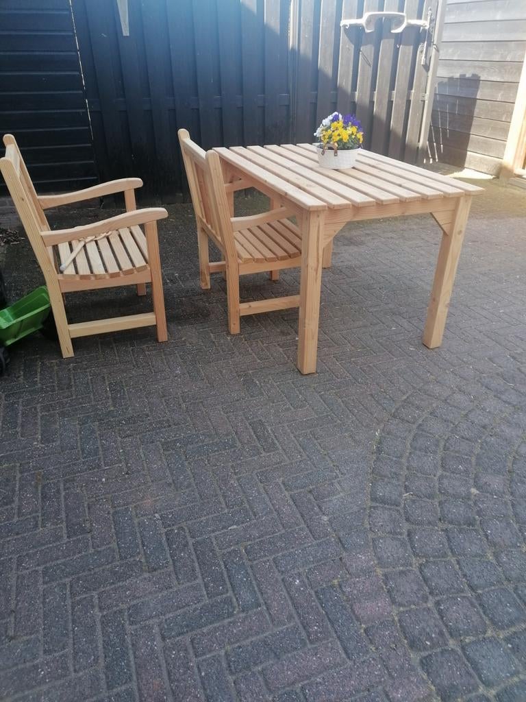 Douglas tuinset, Ophalen, Nieuw, Rechthoekig, Hout