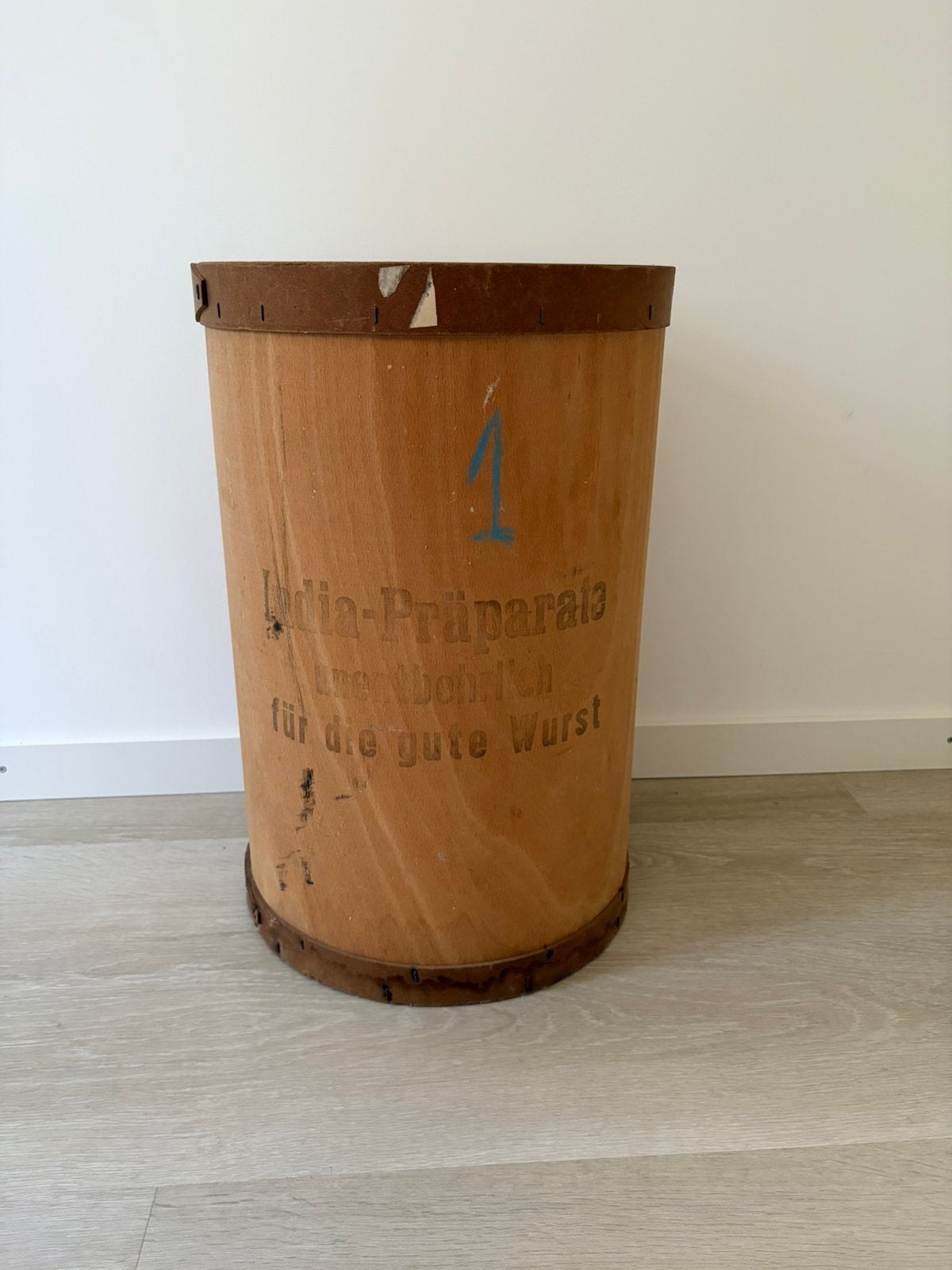 Ton van triplex, Vintage, Ophalen, Huis en Inrichting