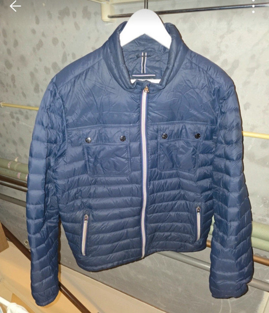 Tommy Hilfiger Donsjack Heren Maat L Blauw, Kleding | Heren, Jassen | Winter, Maat 52/54 (L), Blauw, Tommy Hilfiger, Ophalen of Verzenden
