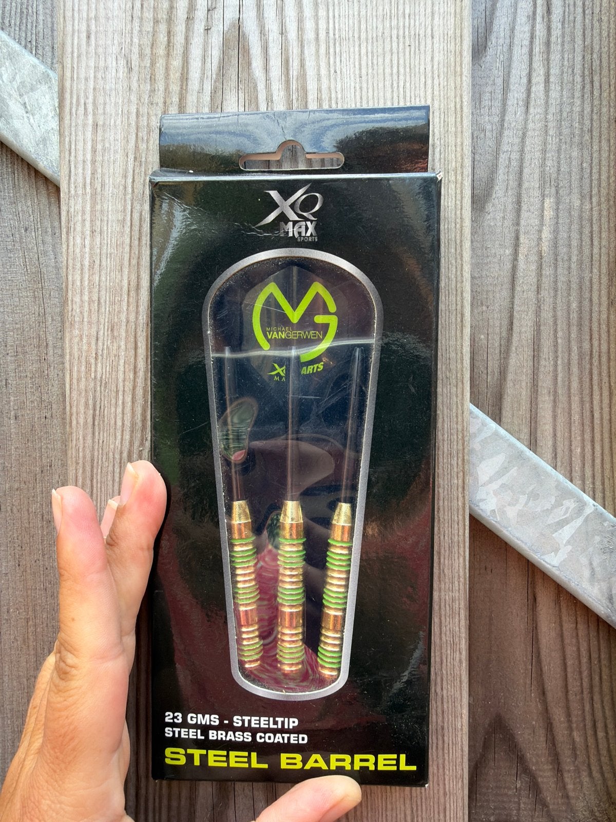 Nieuwe Michael van Gerwen XQ Max Darts - 23 GMS Steeltip, Sport en Fitness, Darts, Ophalen of Verzenden, Nieuw, Pijlen