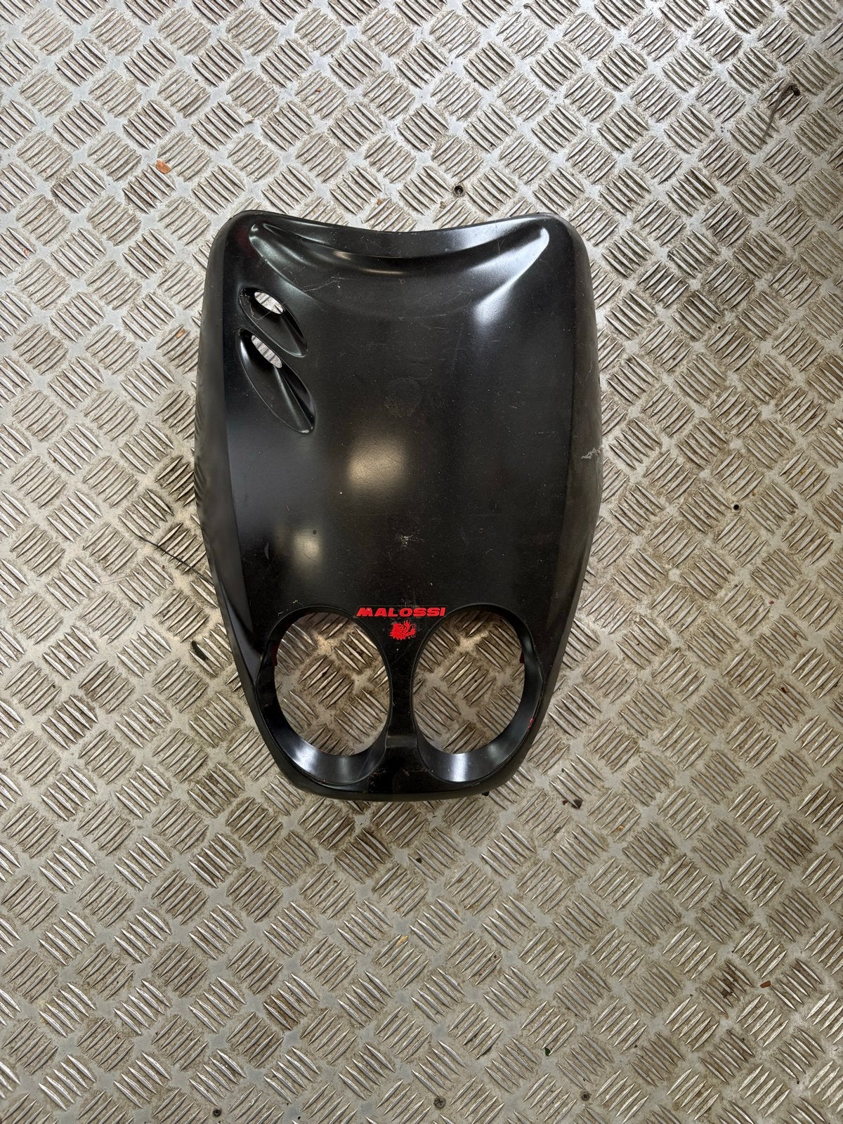 Yamaha Neos voorkap - Zwart met Malossi logo, Ophalen, Gebruikt, Kap, Yamaha