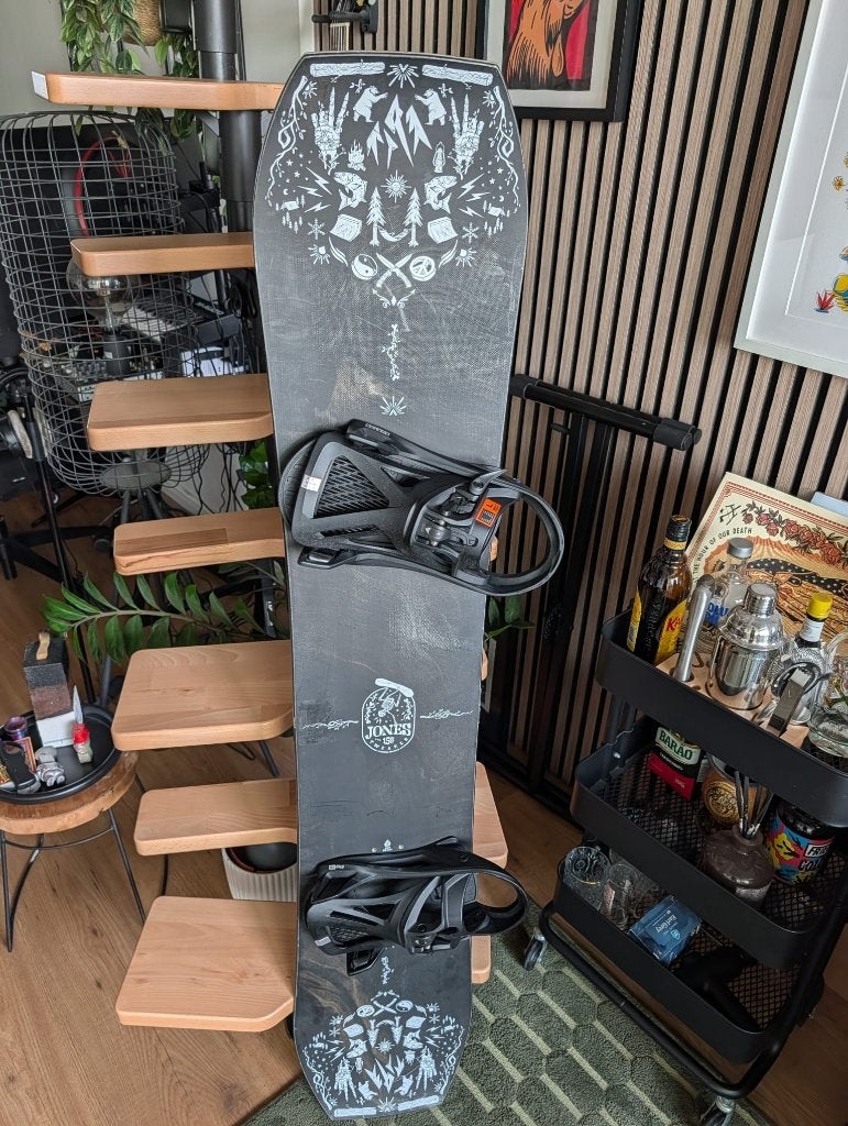 Complete Burton Step On Set + Jones Tweaker LTD 156, Ophalen, Zo goed als nieuw, Board