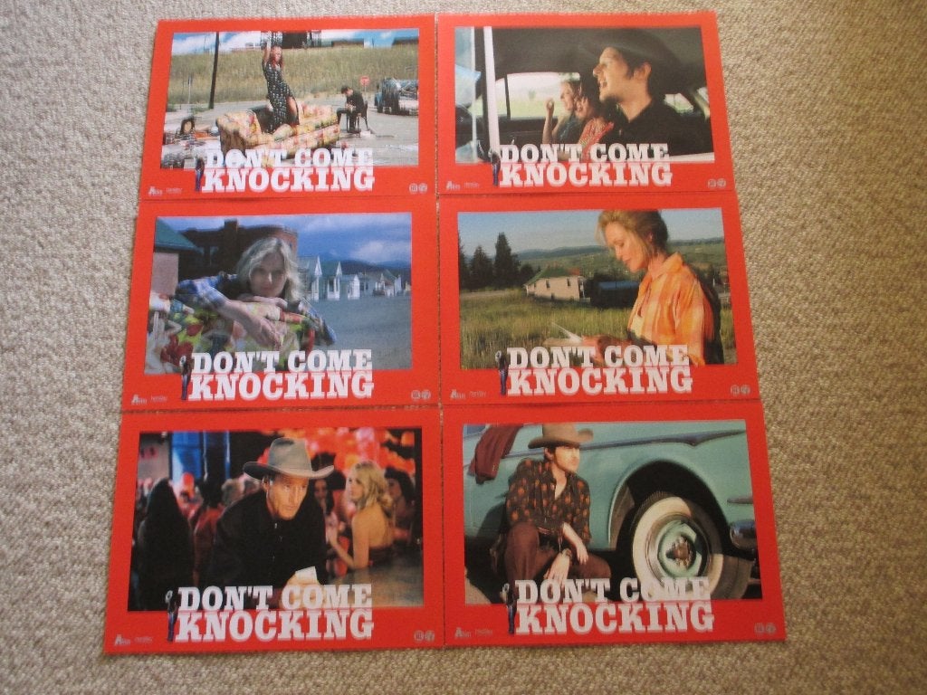 DON ' T   COME   KNOCKING     lobbycard set., Verzenden, Nieuw, A1 t/m A3, Film en Tv