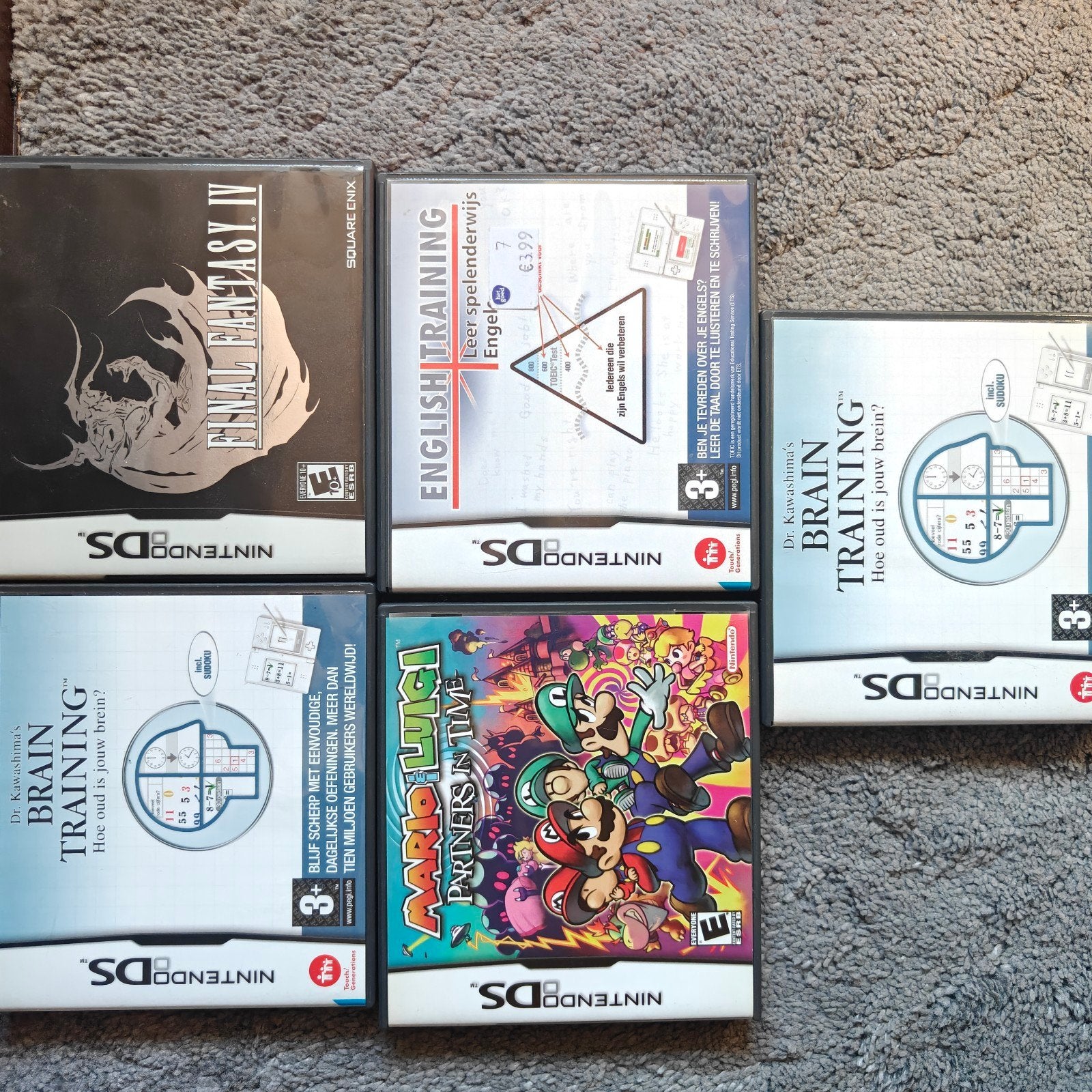 Nintendo DS Games: Final Fantasy, Mario & Luigi, Spelcomputers en Games, Gebruikt, 1 speler, Ophalen of Verzenden, Role Playing Game (Rpg)