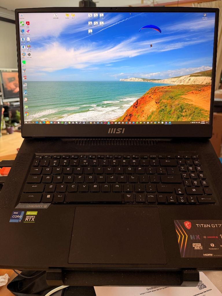 Gaming Laptop MSI Titan GT77, Computers en Software, Windows Laptops, 64 GB of meer, Met videokaart, Qwerty, Intel core i9-12900HX