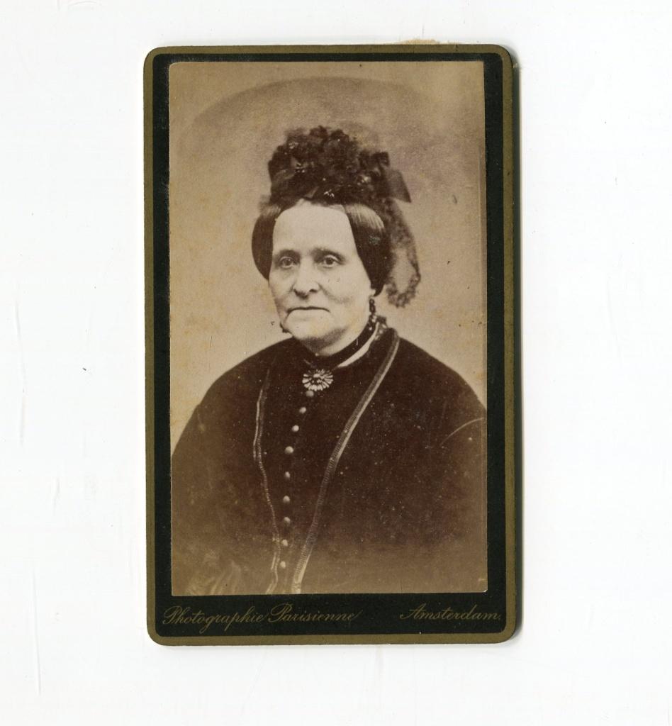 Carte de Visite. H. van der Zijl. Amsterdam., Verzamelen, Ophalen of Verzenden, Voor 1940, Zo goed als nieuw, Foto