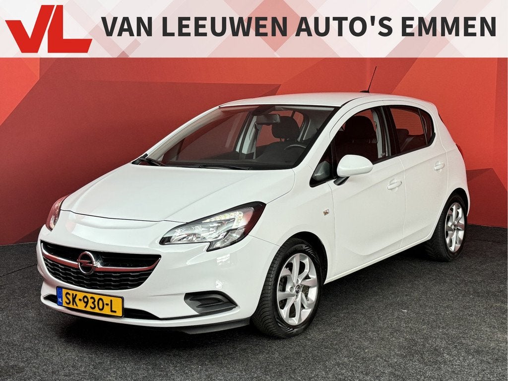 Opel Corsa 1.4 Online Edition | Nap | Stoel+Stuurverwarming, Auto's, Gebruikt, 4 cilinders, Origineel Nederlands, Bedrijf