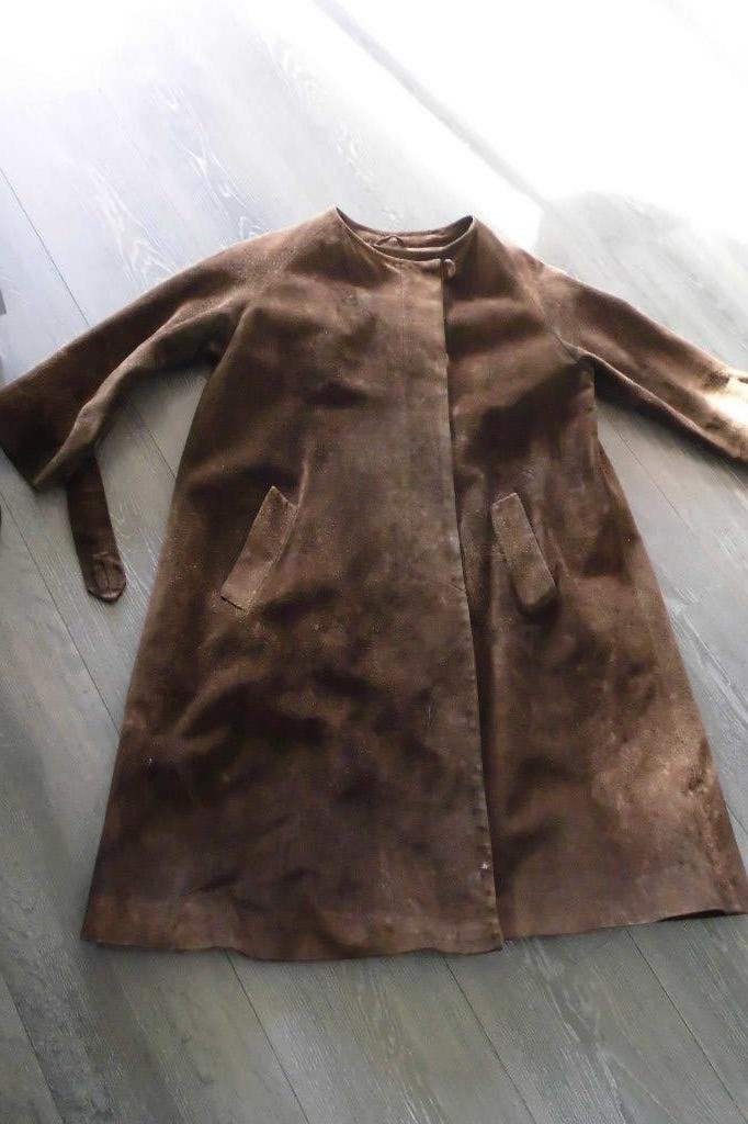 suede dames jas, Ophalen of Verzenden, Gedragen, Maat 46/48 (XL) of groter, Bruin