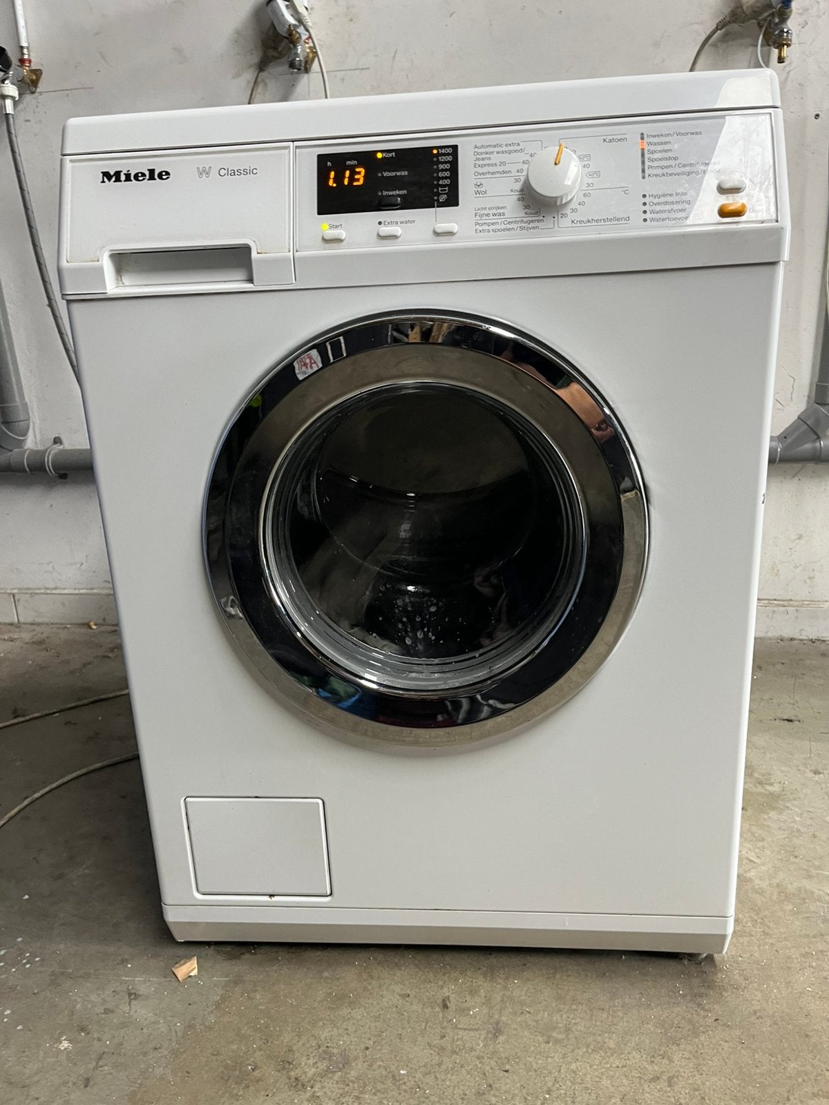 Miele W Classic 7 Kg, Witgoed en Apparatuur, Wasmachines, Ophalen, Minder dan 85 cm, Zo goed als nieuw, Voorlader