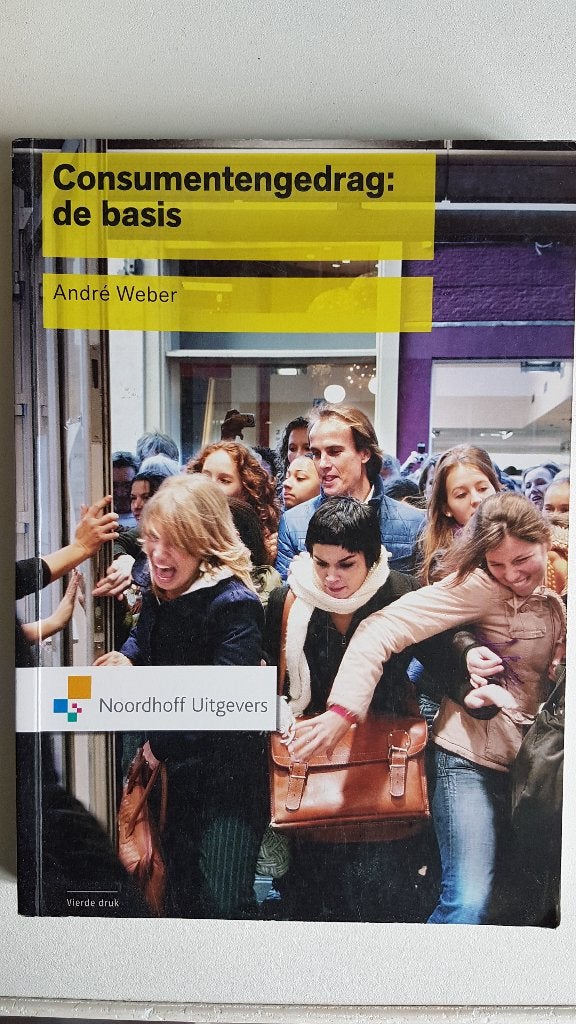 Consumentengedrag: de basis, André Weber, Boeken, Ophalen of Verzenden, Beta, Zo goed als nieuw, HBO