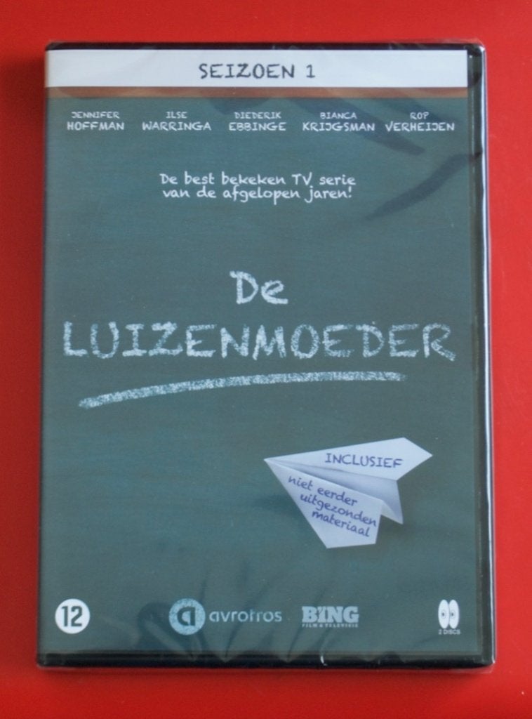 dvd De luizenmoeder seizoen 1 uit 2018 Diederik Ebbinge, Vanaf 12 jaar, Ophalen of Verzenden, Zo goed als nieuw, Komedie