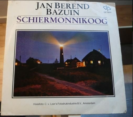 Jan Berend Bazuin Schiermonnikoog Volkslied 1977, Verzenden, Zo goed als nieuw
