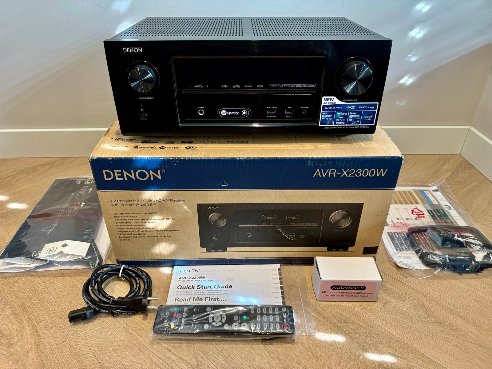 Denon AVR-X2300W 7.2-kanaals, Audio, Tv en Foto, Versterkers en Receivers, Ophalen, Denon, Zo goed als nieuw, 120 watt of meer