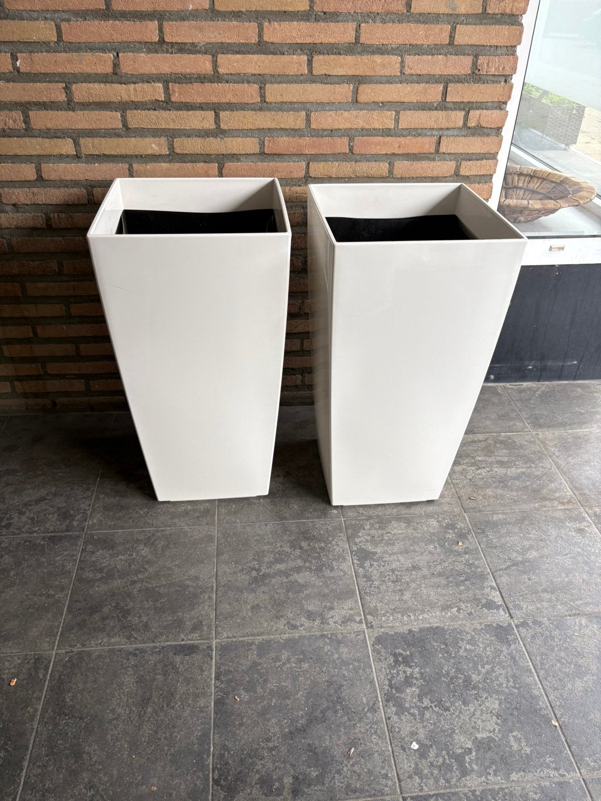 Lechuza Cubico bloembakken/potten, Ophalen, Kunststof, Minder dan 60 cm, Zo goed als nieuw