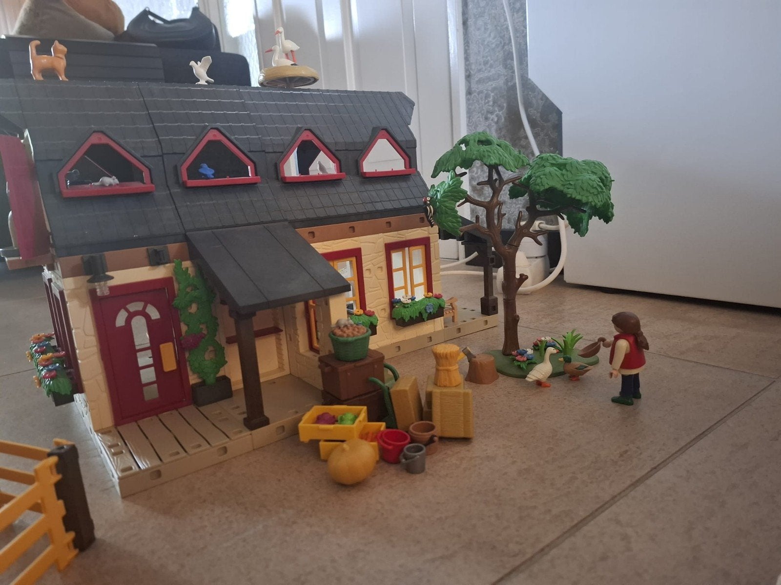 Playmobil 4055: mega boerderij set, Ophalen, Gebruikt, Complete set, Country