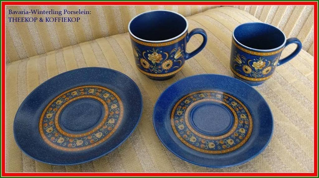 THEE & KOFFIEKOP + SCHOTELS Bavaria Winterling Porselein, Huis en Inrichting, Keuken | Servies, Ophalen of Verzenden, Zo goed als nieuw