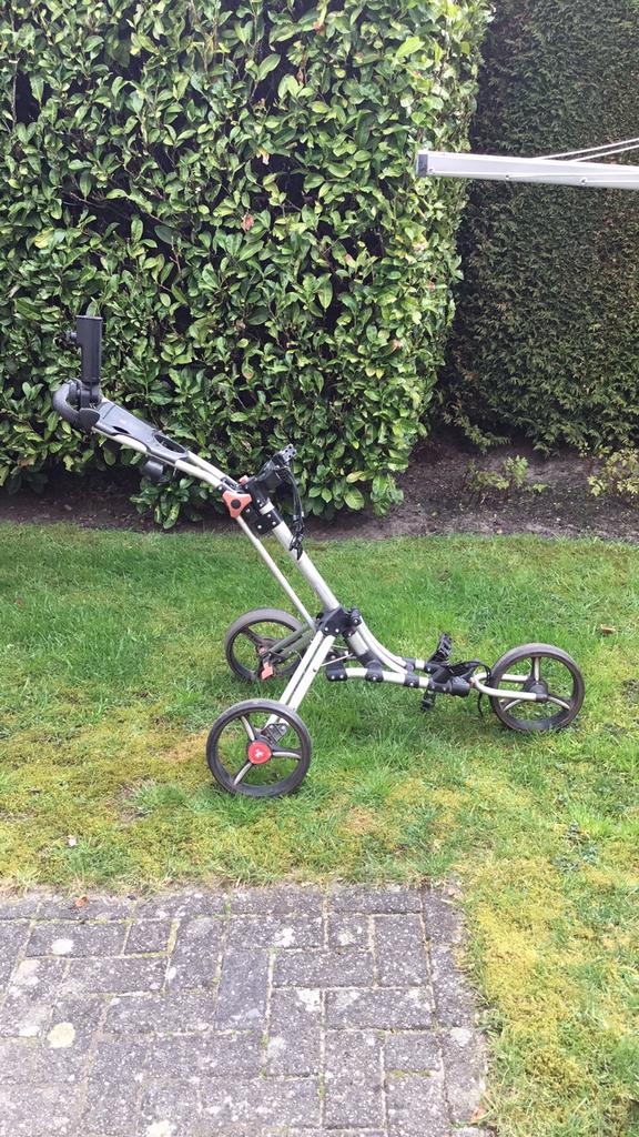 Golftrolley Fastfold, Ophalen, Gebruikt, Golfkar