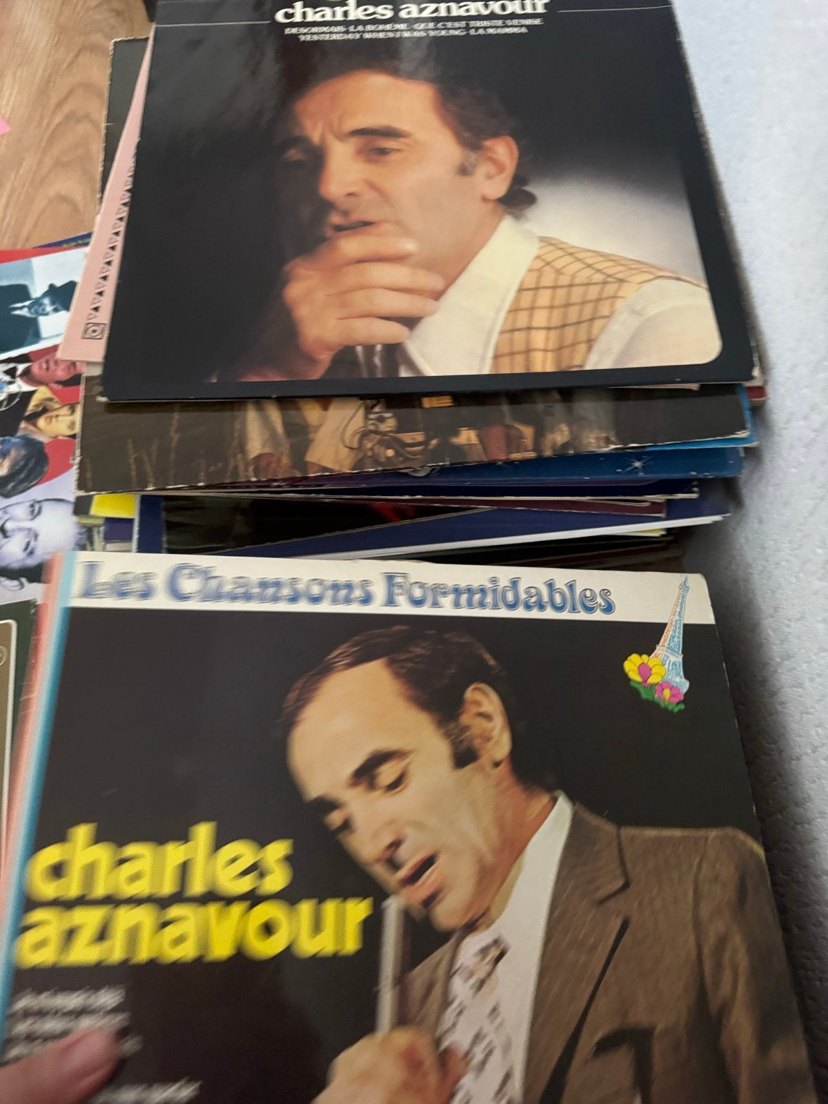 Diverse (150)LP's: Charles Aznav, Shirley Bass, Neil Diamond, Ophalen of Verzenden, Gebruikt, 12 inch