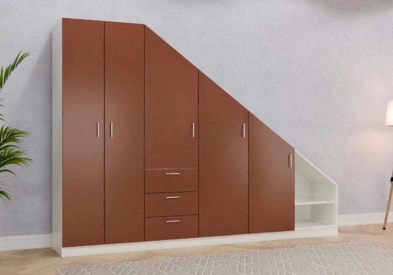 Nieuwe schuine dakkast, wandkast van JouwMaatKast - Ongebrui, Ophalen, Overige materialen, Nieuw, 200 cm of meer