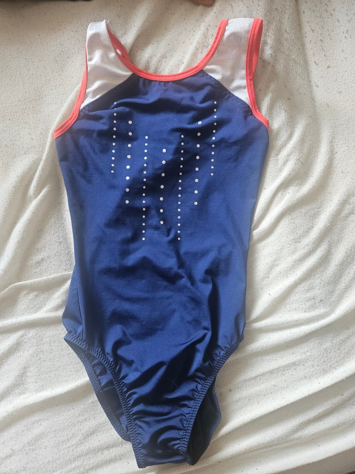 Turnpakje Decathlon maat 128/134, Gebruikt, Meisje, Sport- of Zwemkleding, Decathlon
