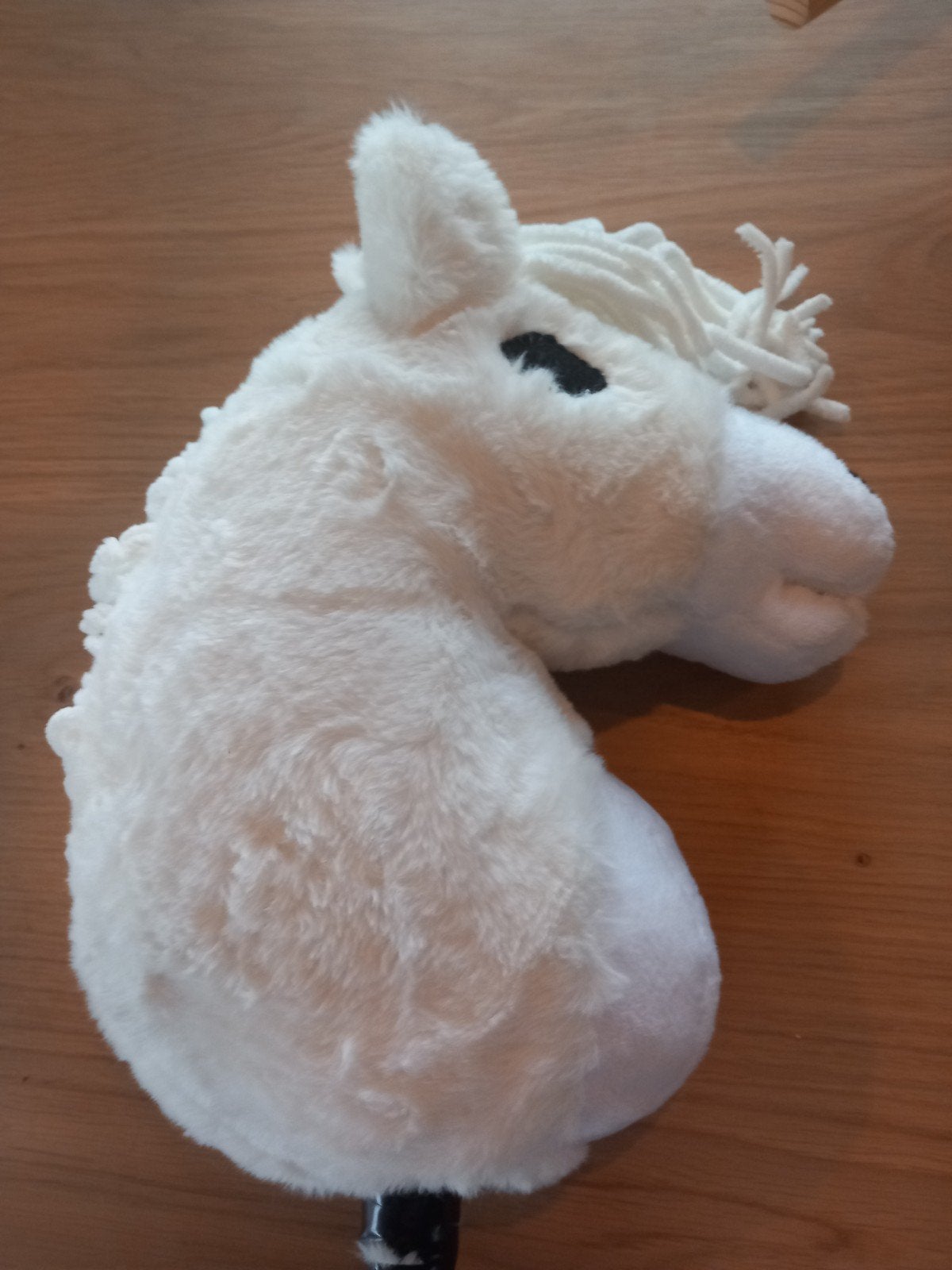 Witte Hobby Horse handgemaakt, Ophalen of Verzenden, Nieuw, Jongen of Meisje