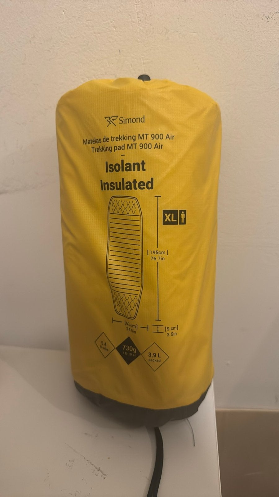 Nieuwe Simond MT 900 Air Trekking Pad - Geïsoleerd XL, Caravans en Kamperen, Luchtbedden, Verzenden, Nieuw, 1-persoons