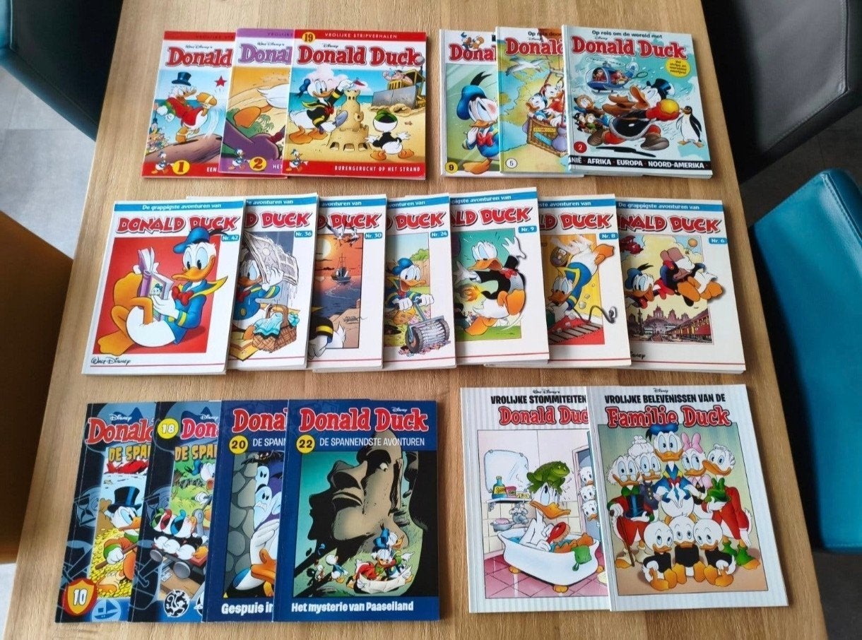 Donald Duck stripboeken, Meerdere comics, Ophalen of Verzenden, Gelezen, Europa