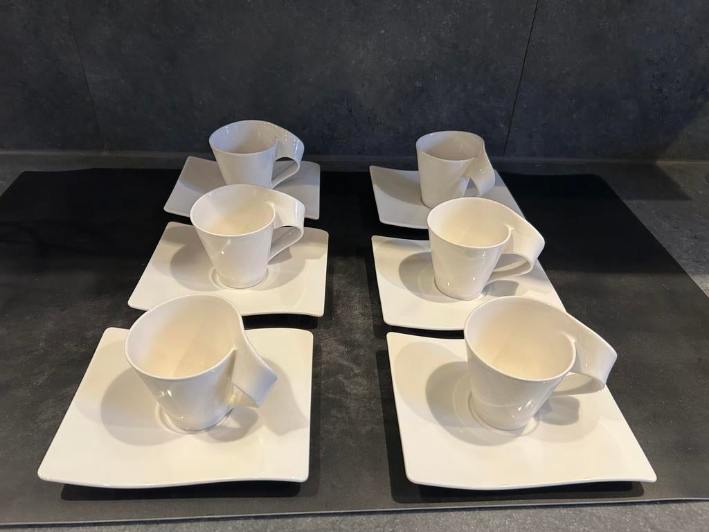 Villeroy & Boch New Wave, Huis en Inrichting, Keuken | Servies, Zo goed als nieuw, Kop(pen) en/of Schotel(s), Overige stijlen