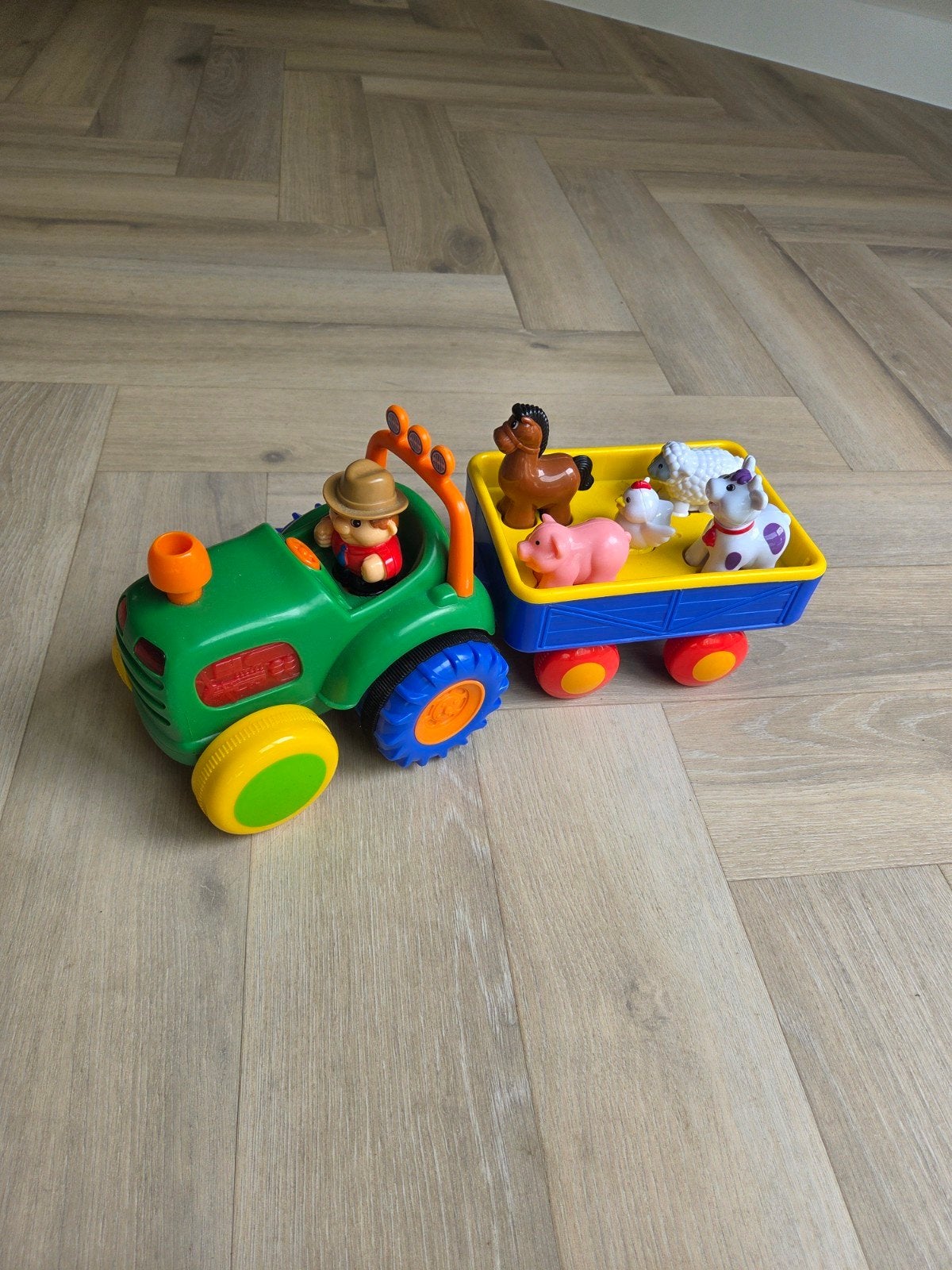 Boerderij Tractor met Dieren Speelgoed, Ophalen, Gebruikt, Jongen of Meisje