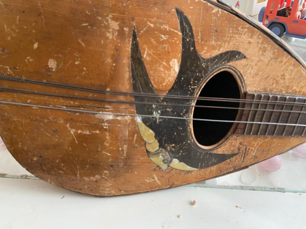 antieke mandoline, Ophalen of Verzenden