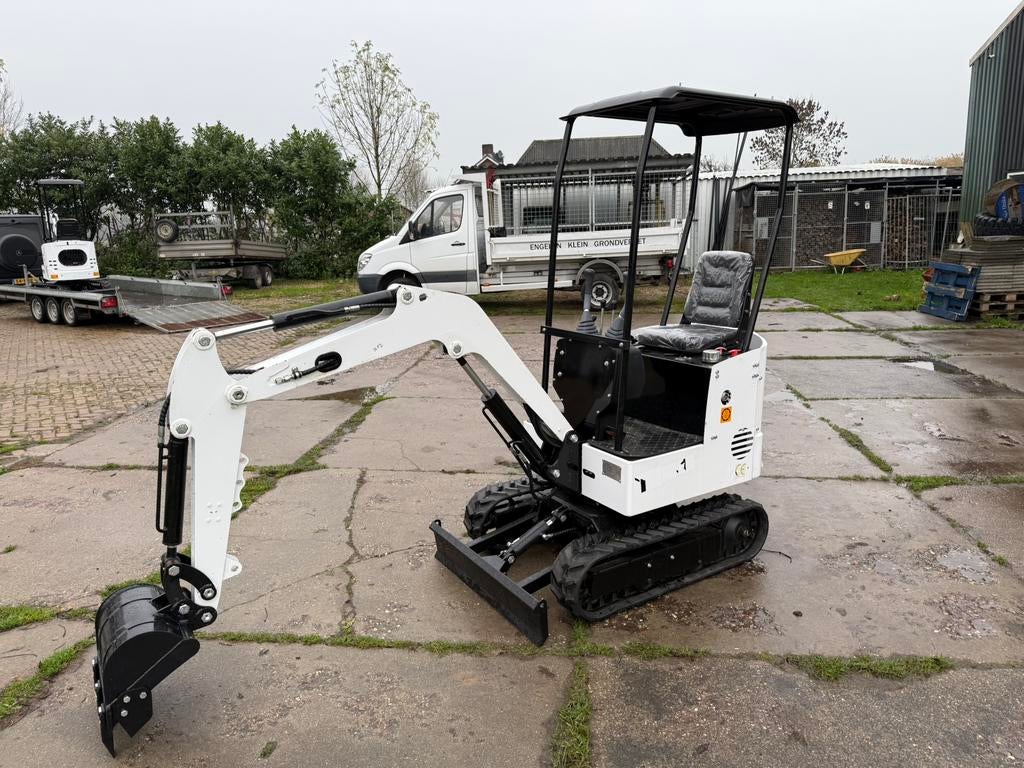 Minigraver 1 ton diesel nieuw gratis bezorgd nederland marge, Zakelijke goederen, Machines en Bouw | Kranen en Graafmachines, Ophalen
