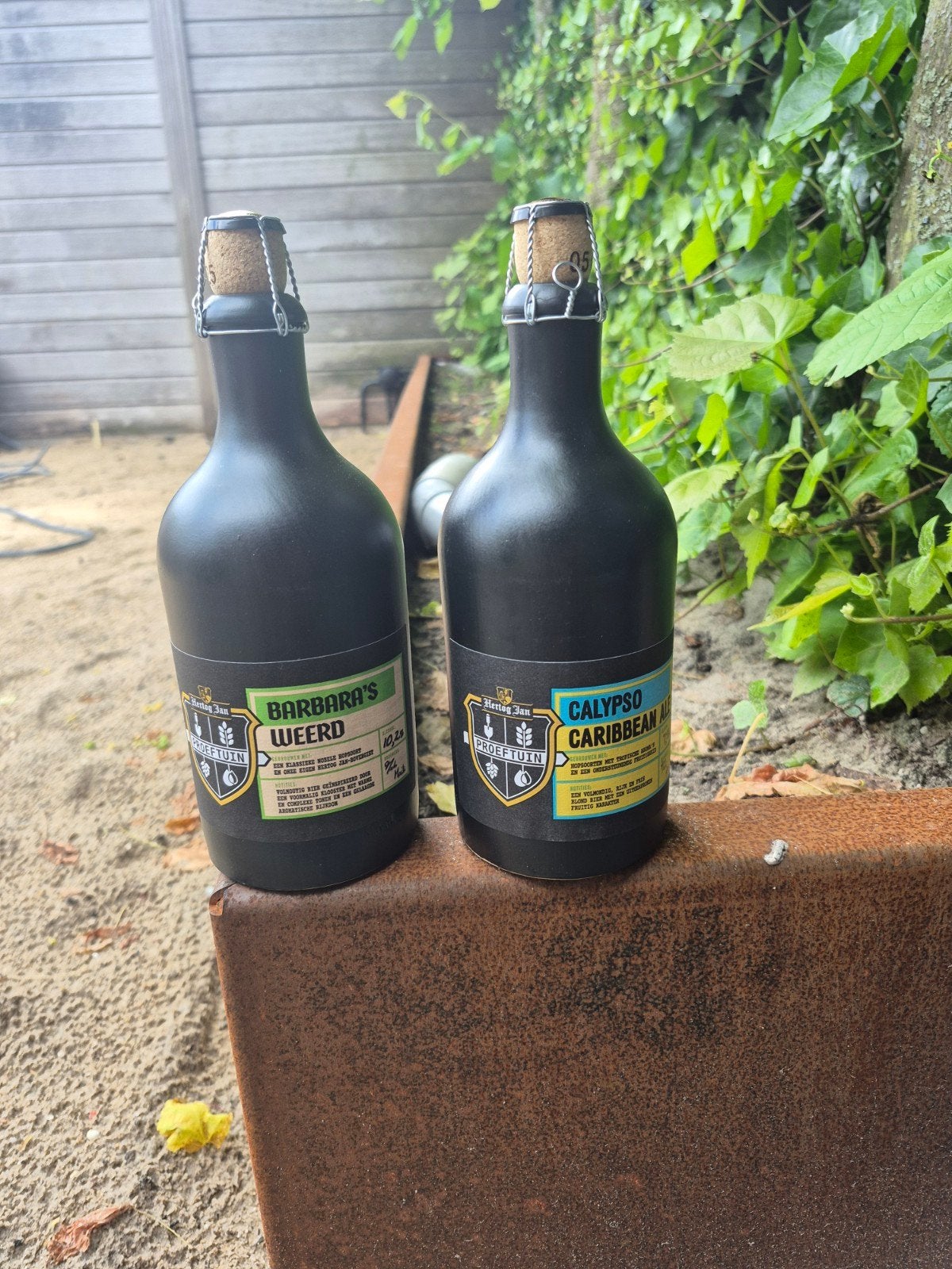 Hertog jan proeftuin.  Calypso & Barbara's, Verzamelen, Biermerken, Nieuw, Flesje(s), Hertog Jan, Ophalen of Verzenden