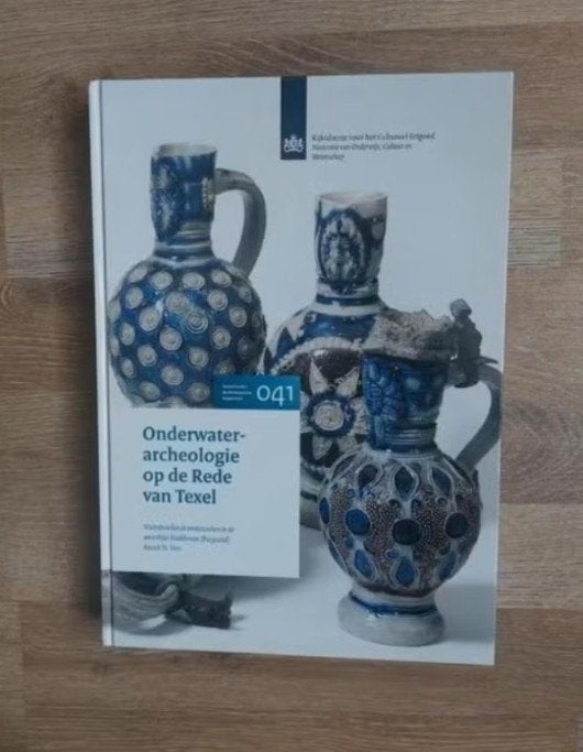 Onderwaterarcheologie op de rede van Texel door Arent D. Vos, 20e eeuw of later, Arent D. Vos, Nieuw, Ophalen of Verzenden