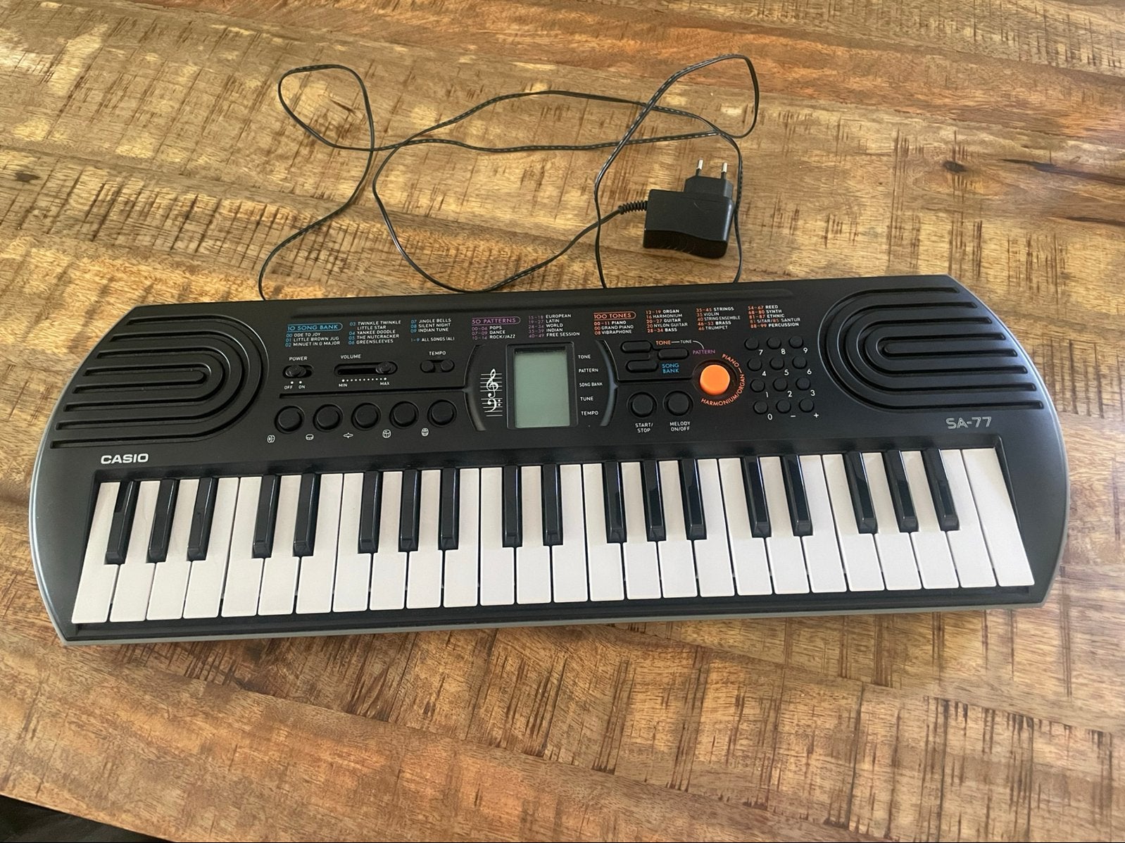Casio SA-77 piano synthesizer keyboard, Ophalen, Zo goed als nieuw, Overige aantallen, Casio