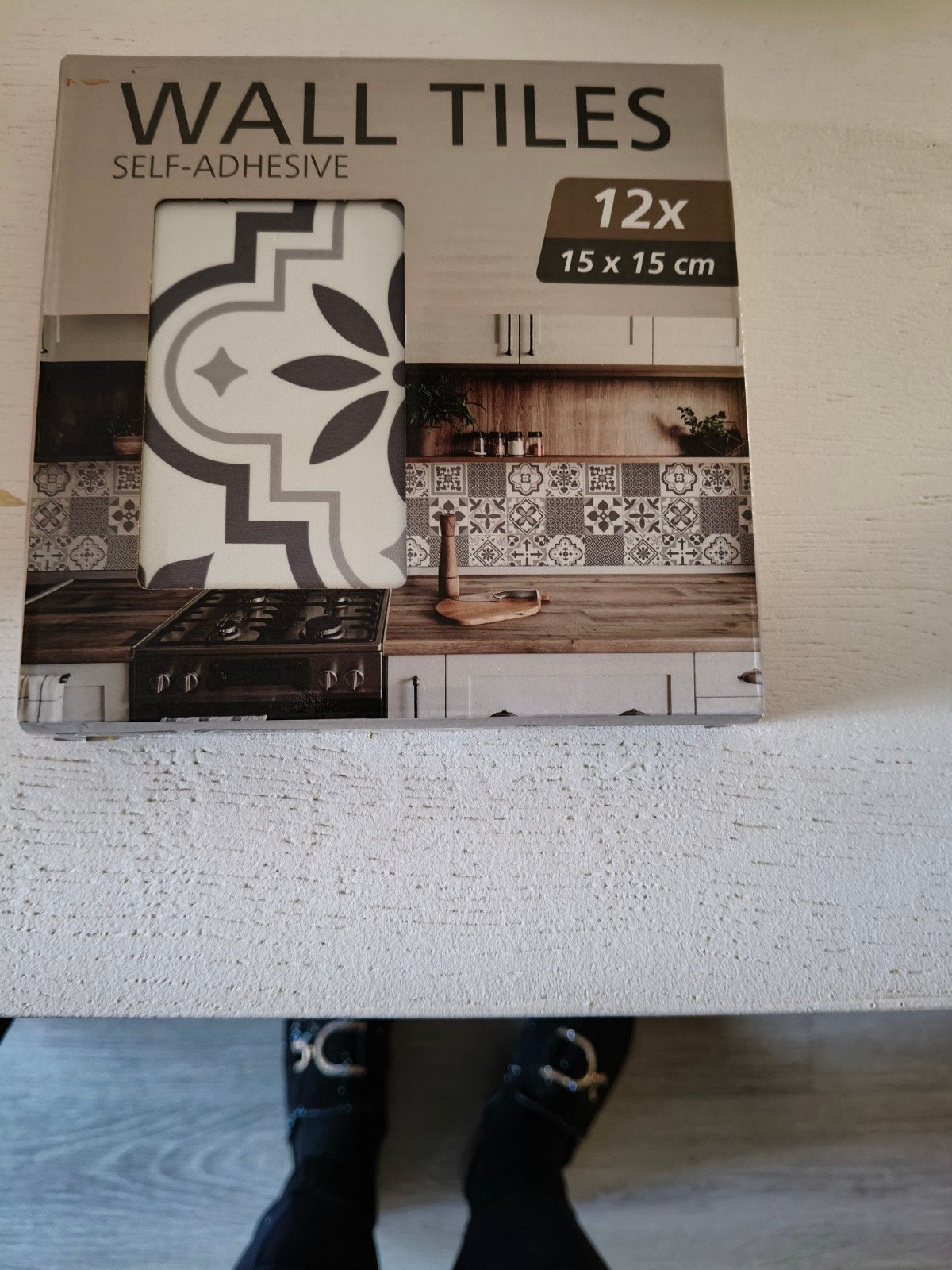 Zelfklevende wandtegels van stevig kunststof, Doe-het-zelf en Verbouw, Ophalen, Overige materialen, Wandtegels, Nieuw