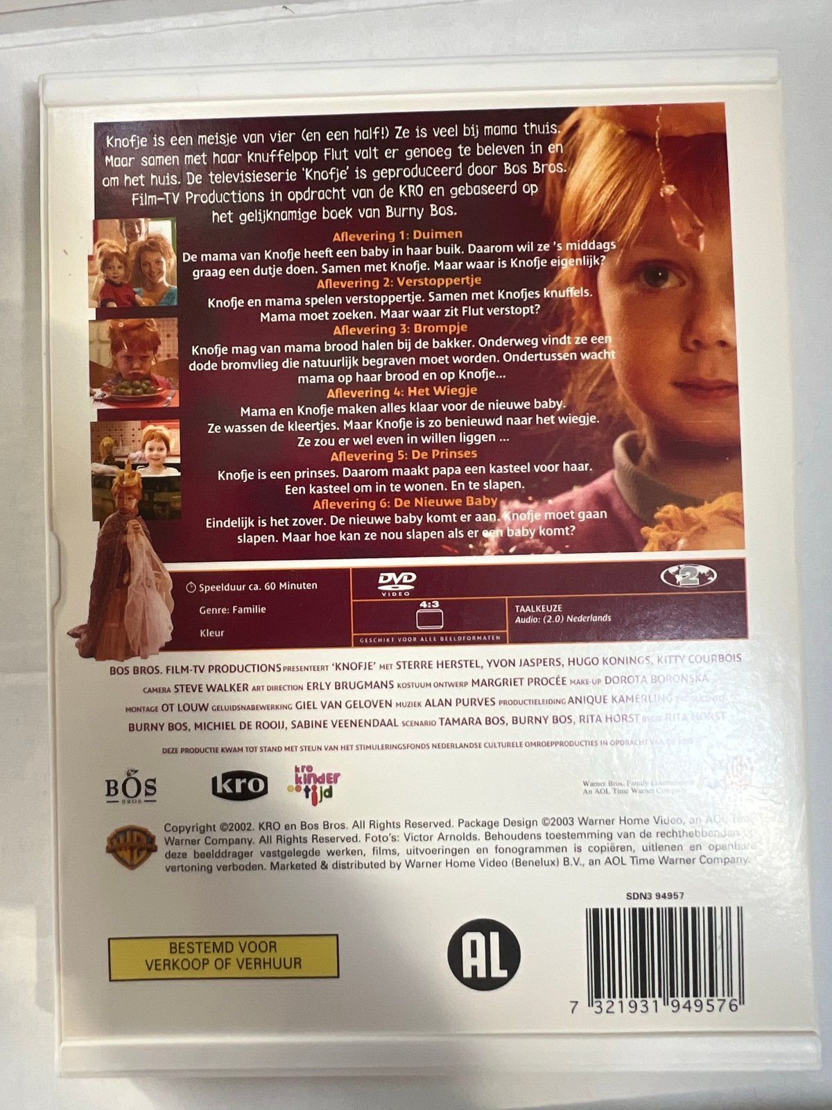 Knofje DVD - Uit KRO's Kindertijd, Gebruikt, Verzenden, Alle leeftijden, Tv-serie
