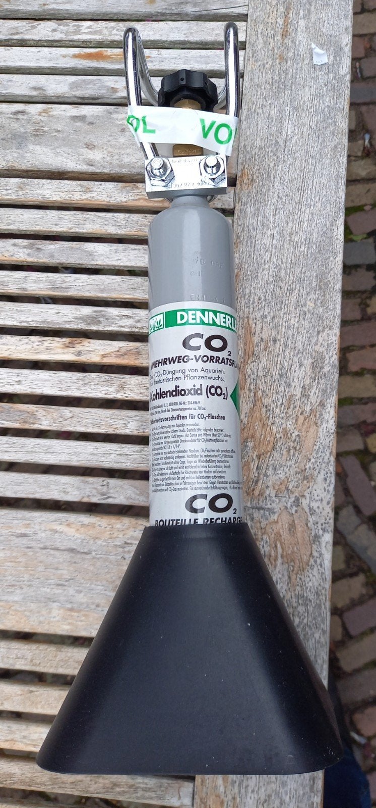 Volle hervulbare CO2 fles (500 gr), Ophalen, Gebruikt, CO₂-systeem, Dennerle