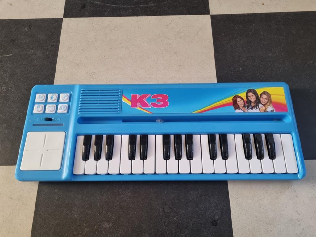 K3 Kinderkeyboard - Blauw met 32 toetsen, Ophalen of Verzenden